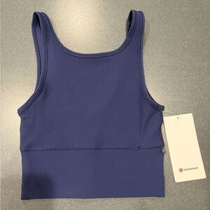 Lululemon Power Pivot Tank in night sea size 4